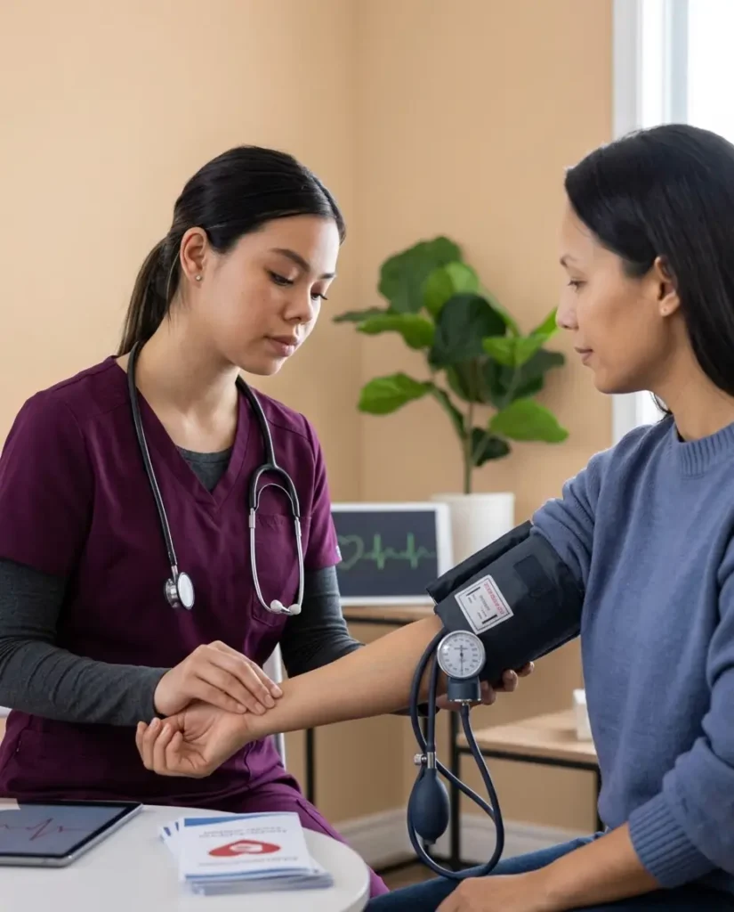 THE NAARI – Blood Pressure Check and Cardiovascular Health Assessment