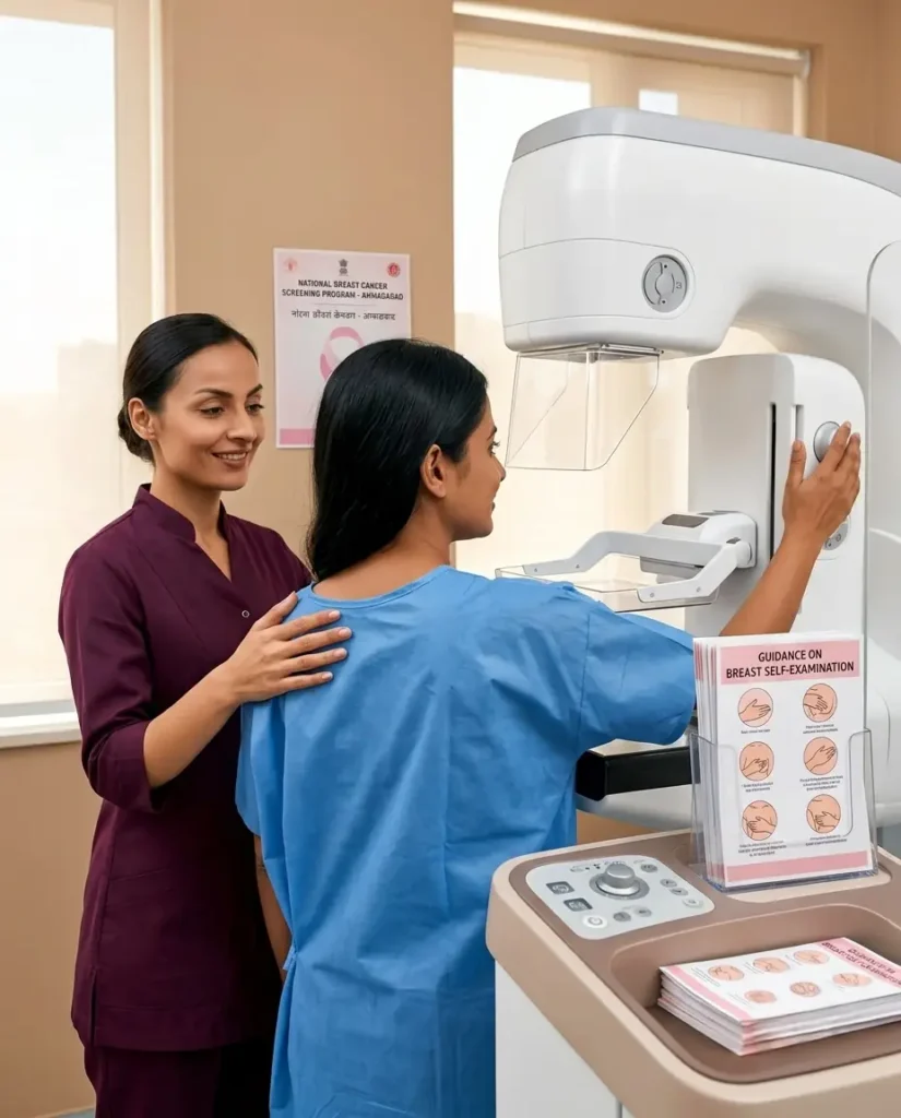THE NAARI – Breast Cancer Screening (Mammogram, Breast Self-Examination Guidance)