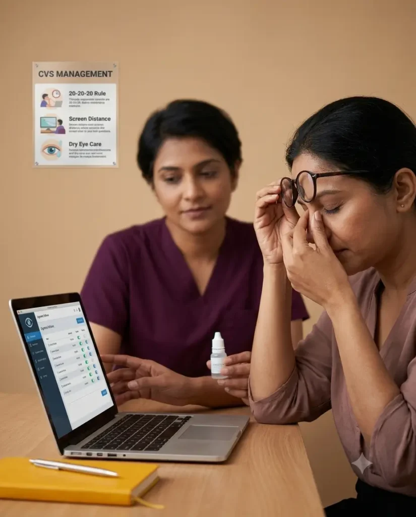 THE NAARI – Computer Vision Syndrome Management