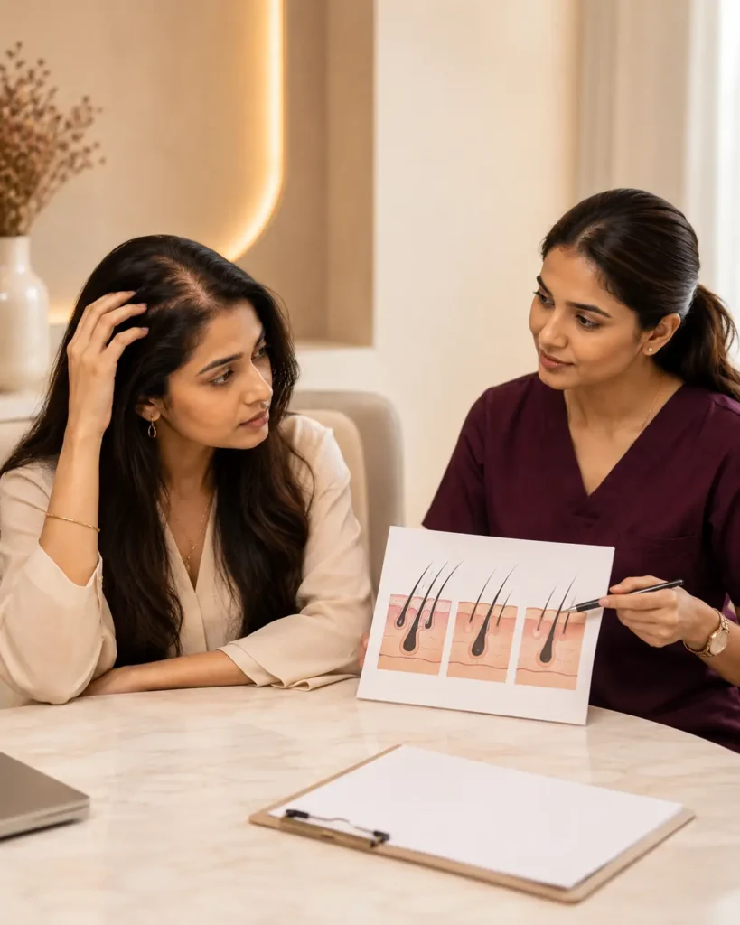 THE NAARI – Dermatological Consultations for Hair Loss