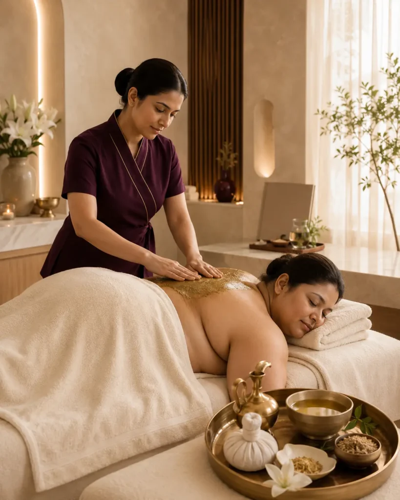 THE NAARI – Udwarthanam (Herbal Powder Massage for Weight Loss)