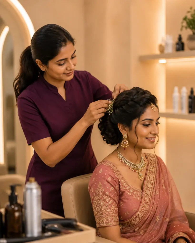 THE NAARI – Updos and Braids (For Events, Weddings)