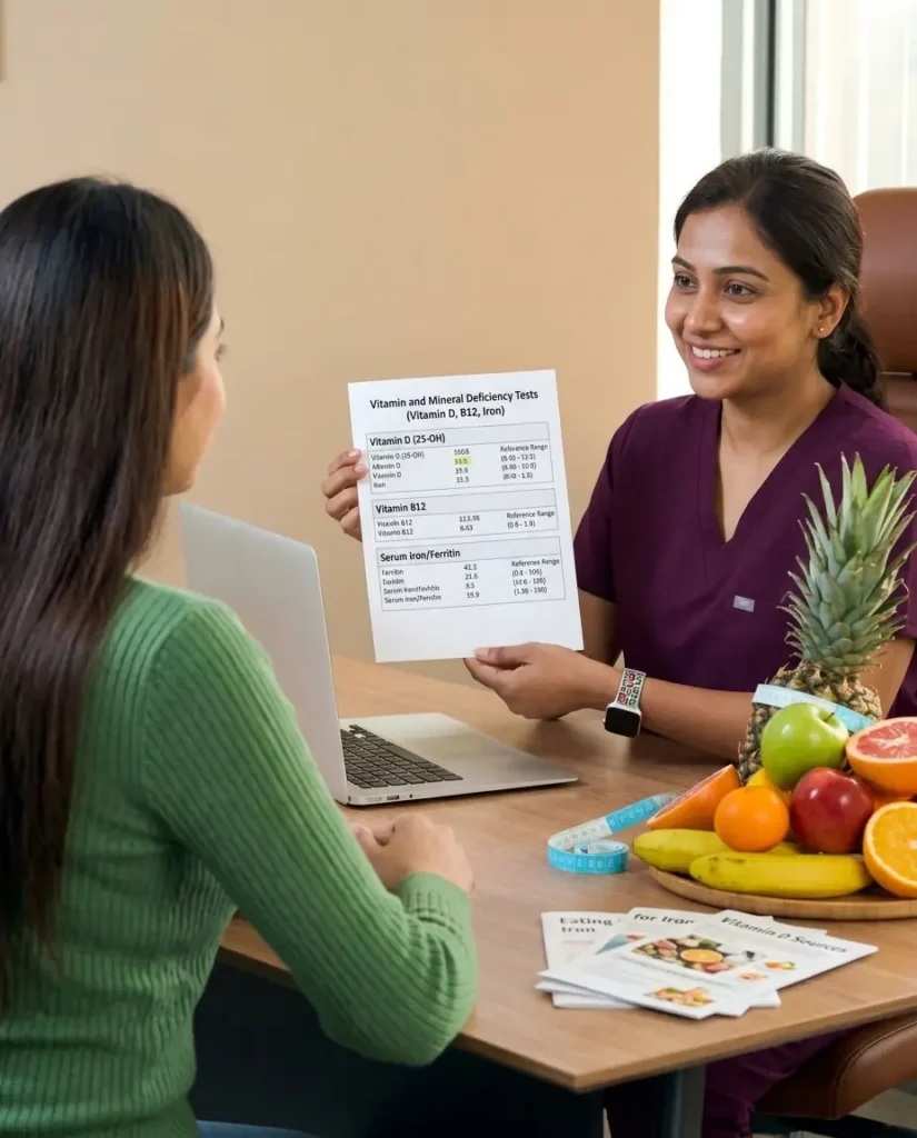 THE NAARI – Vitamin and Mineral Deficiency Tests (Vitamin D, B12, Iron)